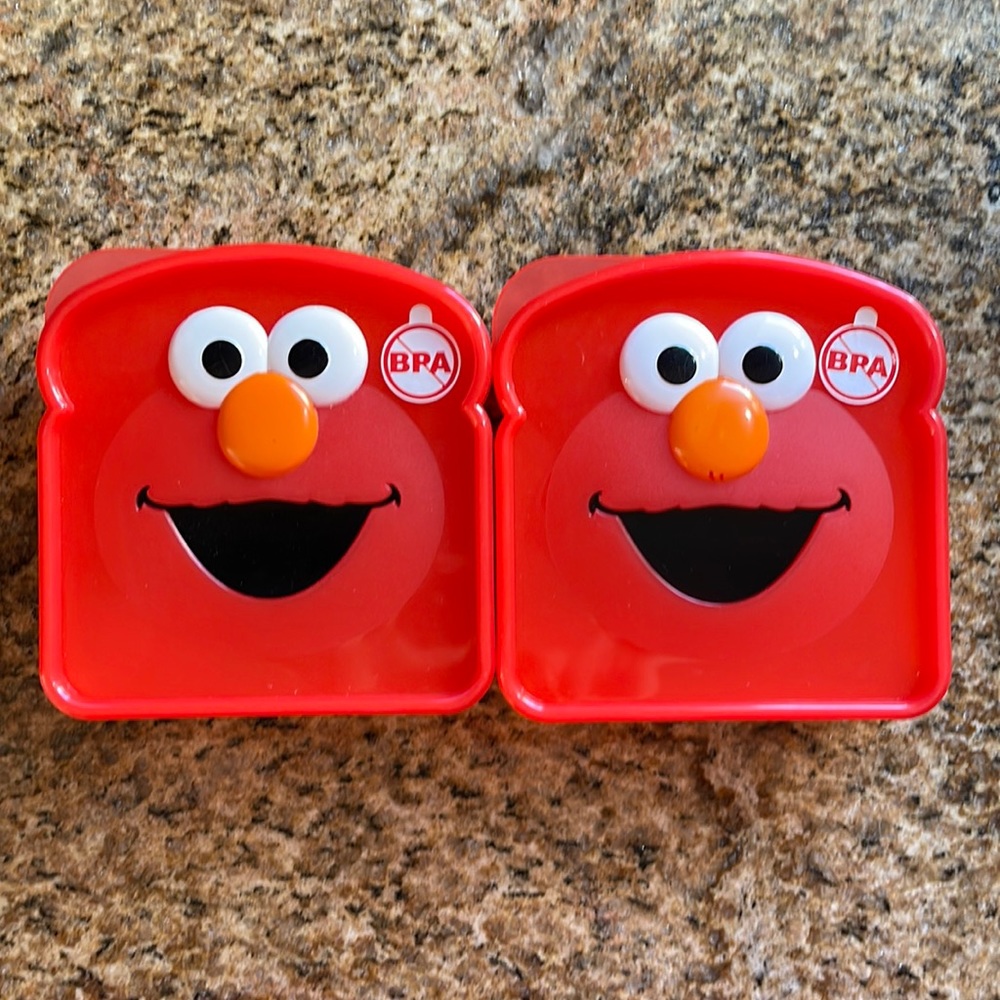 Elmo Sandwich Keeper - Set of 2
